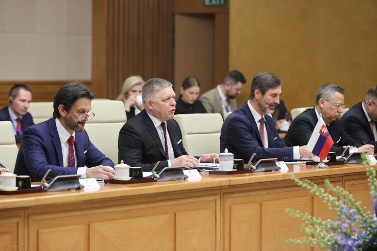 Thủ tướng Lê Minh Hưng hội đàm với Thủ tướng Cộng hòa Slovakia Robert Fico- Ảnh 5.