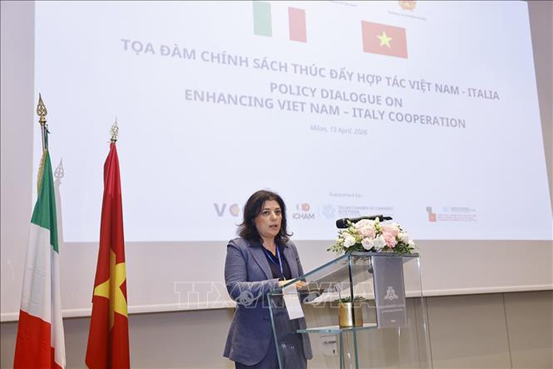 Chủ tịch Quốc hội Trần Thanh Mẫn dự Tọa đàm chính sách thúc đẩy hợp tác Việt Nam - Italy- Ảnh 2.