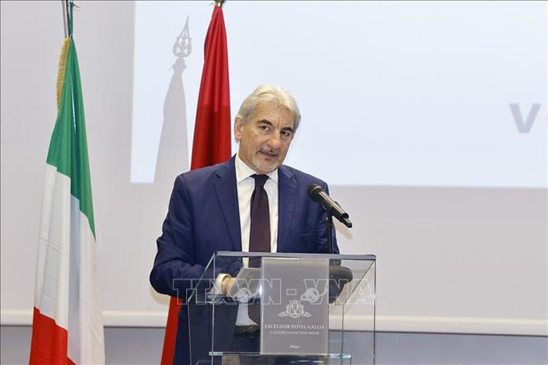 Chủ tịch Quốc hội Trần Thanh Mẫn dự Tọa đàm chính sách thúc đẩy hợp tác Việt Nam - Italy- Ảnh 3.