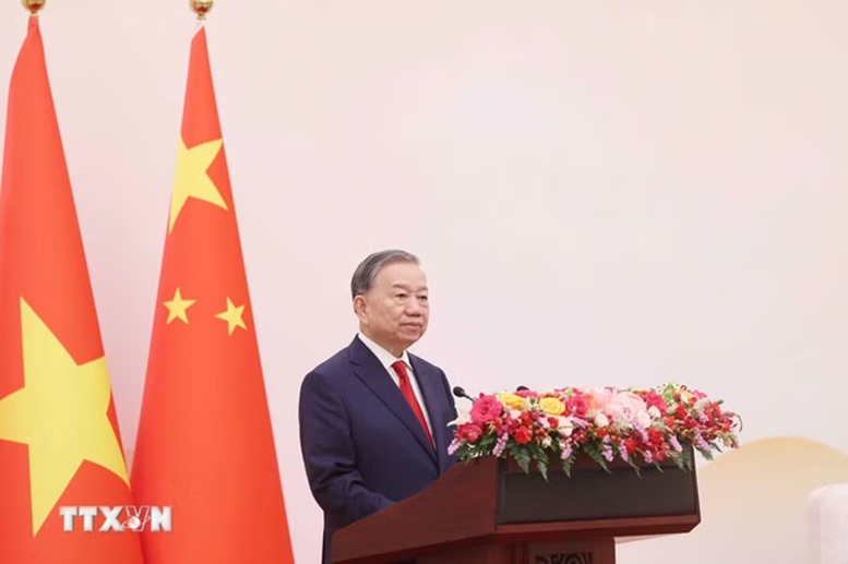 Phát biểu của Tổng Bí thư, Chủ tịch nước Tô Lâm tại gặp gỡ hữu nghị thế hệ trẻ Việt-Trung- Ảnh 1.