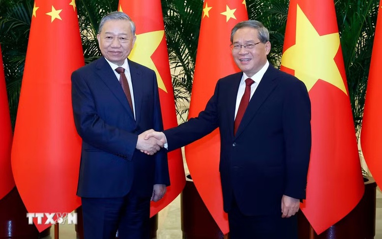 Tổng Bí thư, Chủ tịch nước Tô Lâm hội kiến Thủ tướng Trung Quốc Lý Cường