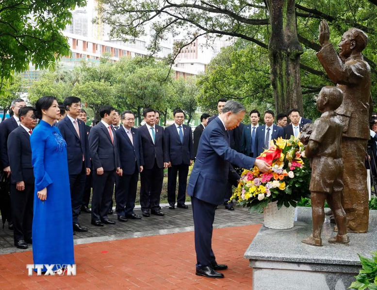 Tổng Bí thư, Chủ tịch nước Tô Lâm thăm di tích Khu học xá Trung ương- Ảnh 2.