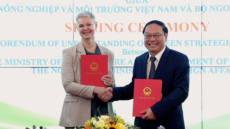 Việt Nam, Na Uy ký kết Bản ghi nhớ về Đối tác chiến lược xanh- Ảnh 1.