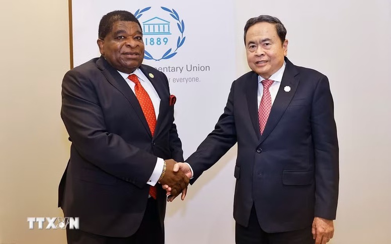 Chủ tịch Quốc hội Trần Thanh Mẫn gặp Tổng Thư ký IPU Martin Chungong