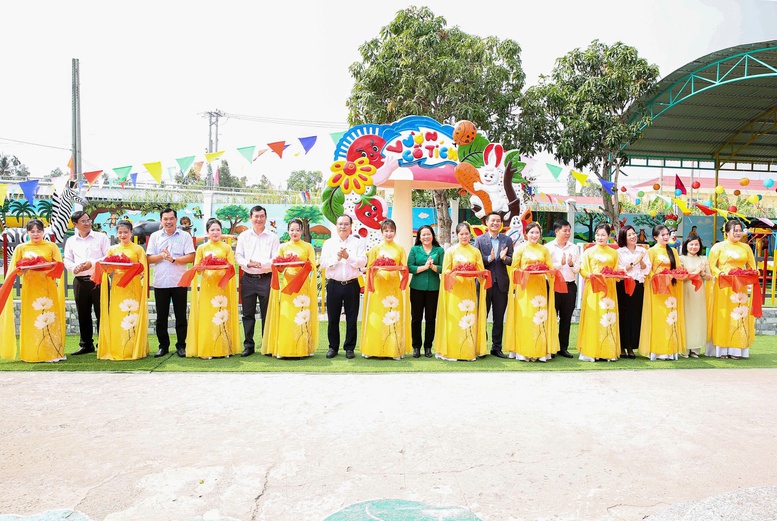 Khánh thành khu vui chơi cho mẫu giáo tại Cần Thơ- Ảnh 1.