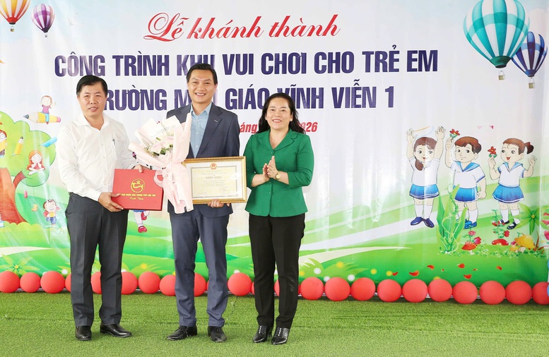Khánh thành khu vui chơi cho mẫu giáo tại Cần Thơ- Ảnh 4.