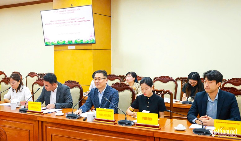 Thái Nguyên hỗ trợ Samsung mở rộng dự án sản xuất linh kiện công nghệ cao- Ảnh 2.