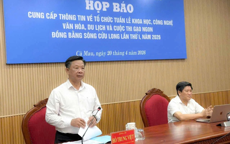 Cà Mau tổ chức Tuần lễ Khoa học, công nghệ, văn hóa, du lịch quy mô lớn năm 2026