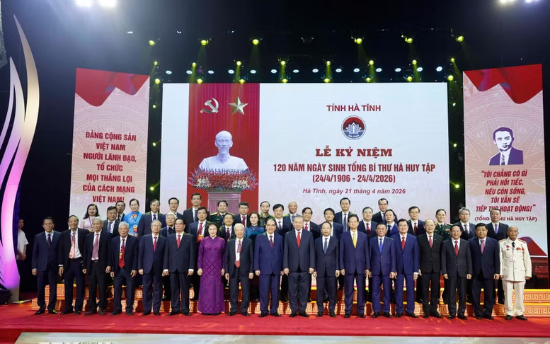 Tổng Bí thư, Chủ tịch nước Tô Lâm dự Lễ kỷ niệm 120 năm Ngày sinh Tổng Bí thư Hà Huy Tập