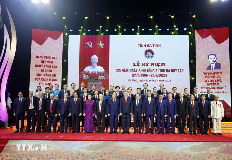 Tổng Bí thư, Chủ tịch nước Tô Lâm dự Lễ kỷ niệm 120 năm Ngày sinh Tổng Bí thư Hà Huy Tập- Ảnh 7.