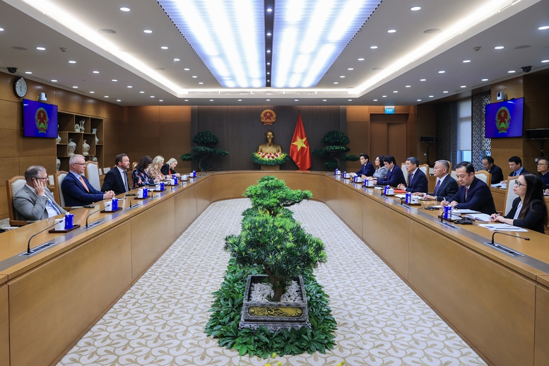 Thủ tướng Lê Minh Hưng tiếp Bộ trưởng Ngoại giao Estonia- Ảnh 4.