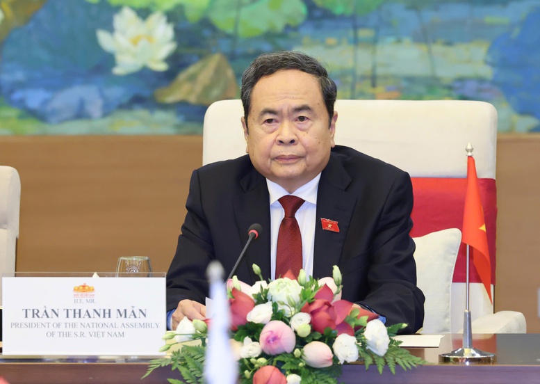 Chủ tịch Quốc hội Trần Thanh Mẫn hội kiến Tổng thống Hàn Quốc Lee Jae Myung- Ảnh 5.