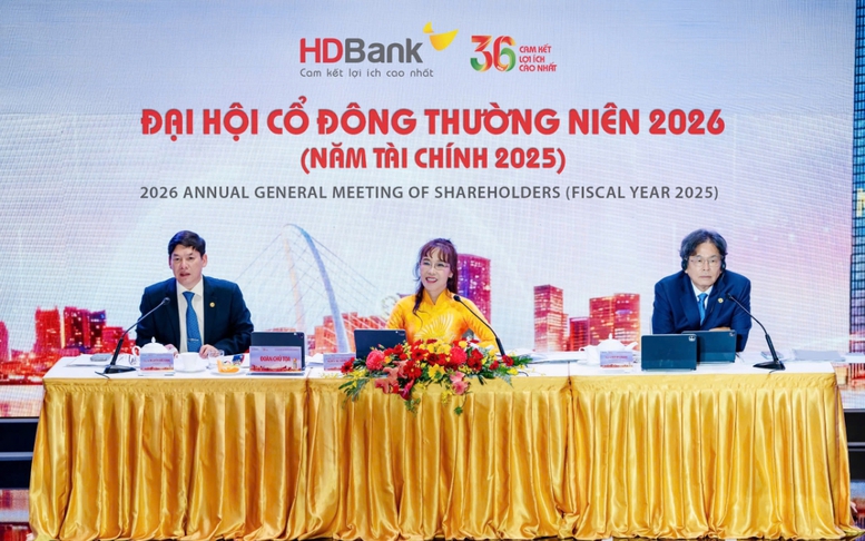 HDBank đặt mục tiêu lợi nhuận trước thuế năm 2026 đạt 30.100 tỷ đồng