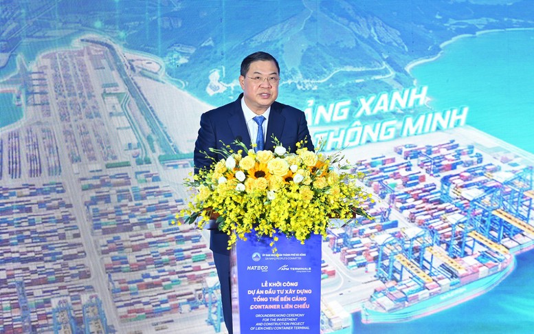 Phó Thủ tướng Thường trực Phạm Gia Túc dự khởi công Bến cảng container Liên Chiểu