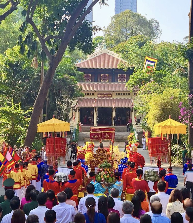 Trang trọng Lễ giỗ Quốc Tổ Hùng Vương tại các địa phương- Ảnh 5.