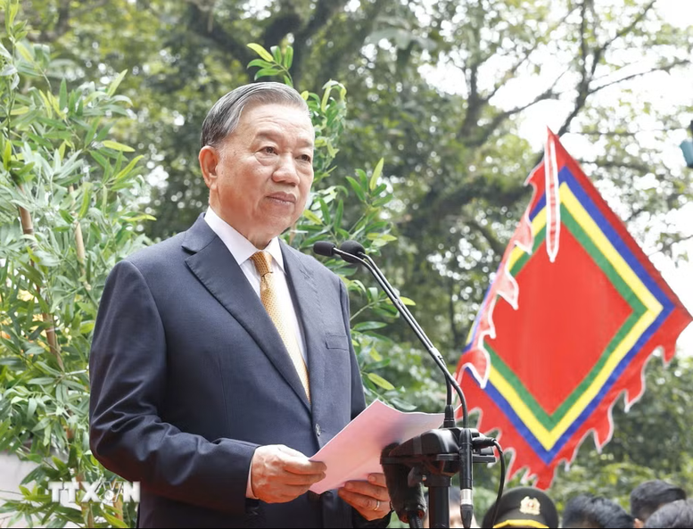 Trang nghiêm Lễ dâng hương tưởng niệm các Vua Hùng trên đỉnh núi Nghĩa Lĩnh- Ảnh 8.