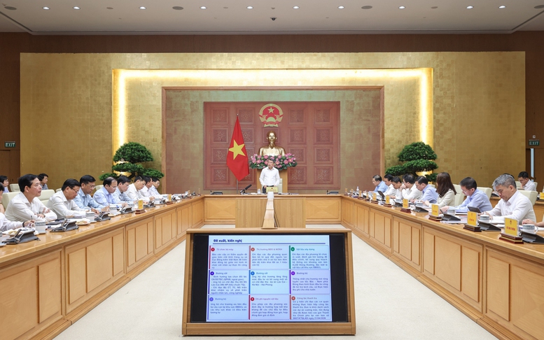 Thủ tướng Chính phủ làm việc với Bộ Xây dựng