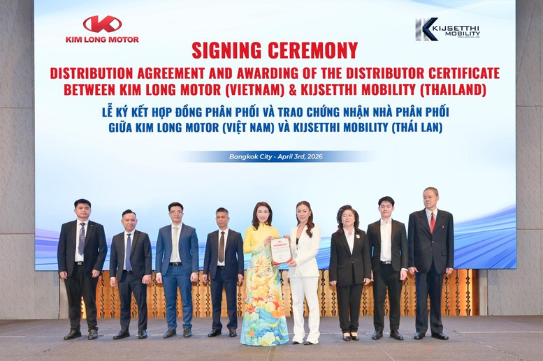 Chính thức đặt chân vào thị trường Thái Lan, KIM LONG MOTOR thiết lập nhà phân phối đầu tiên tại Đông Nam Á- Ảnh 1.