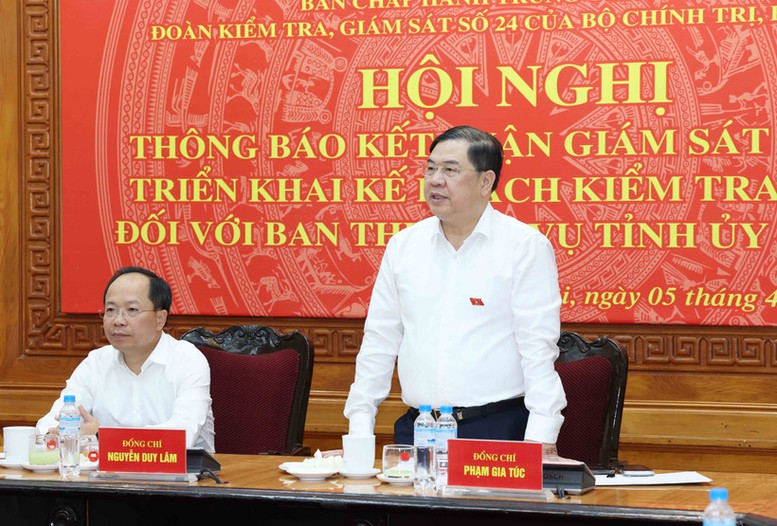 Thông báo kết quả giám sát đợt 1 đối với Ban Thường vụ Tỉnh ủy Hà Tĩnh- Ảnh 1. Thông báo kết quả giám sát đợt 1 đối với Ban Thường vụ Tỉnh ủy Hà Tĩnh- Ảnh 1.