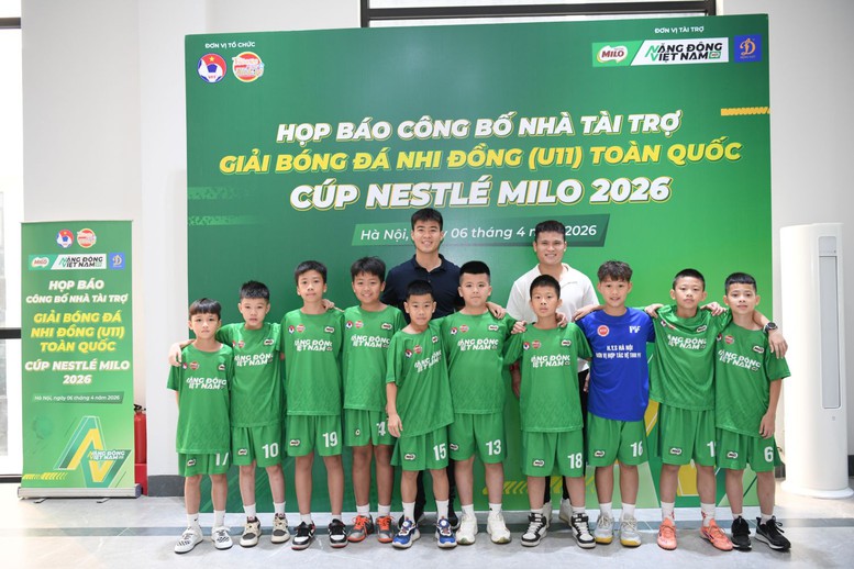 Nestlé MILO tiếp tục đồng hành cùng giải bóng đá nhi đồng toàn quốc 2026- Ảnh 2.