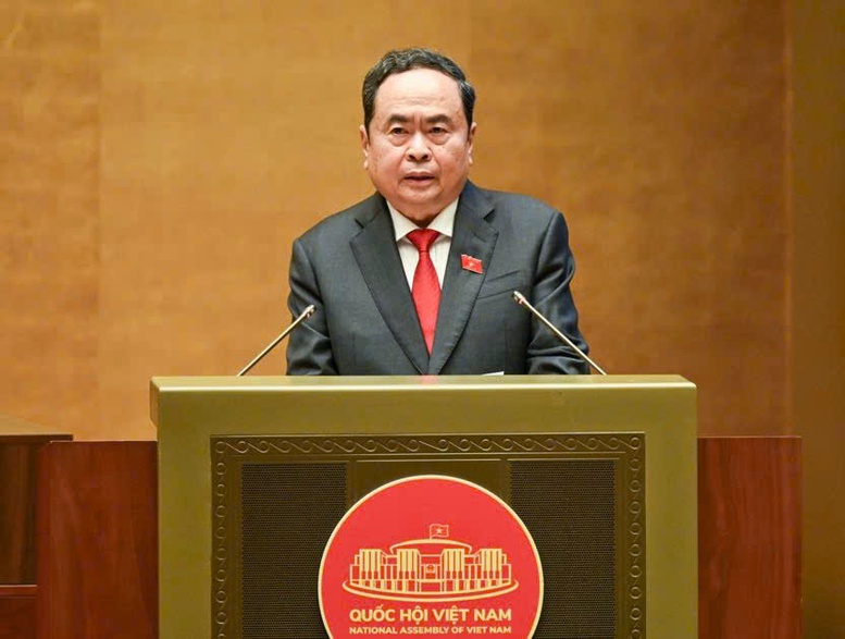 Chủ tịch Quốc hội Trần Thanh Mẫn: Trách nhiệm đặt lên vai Quốc hội và từng đại biểu Quốc hội là hết sức nặng nề nhưng cũng vô cùng vẻ vang- Ảnh 1.
