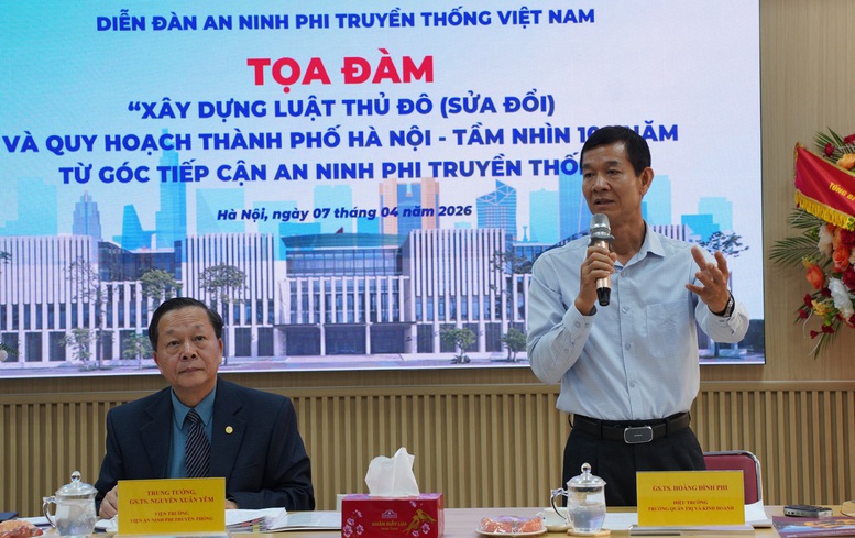 TỔNG THUẬT Tọa đàm "Quy hoạch Thành phố Hà Nội - tầm nhìn 100 năm từ góc tiếp cận an ninh phi truyền thống"- Ảnh 4.