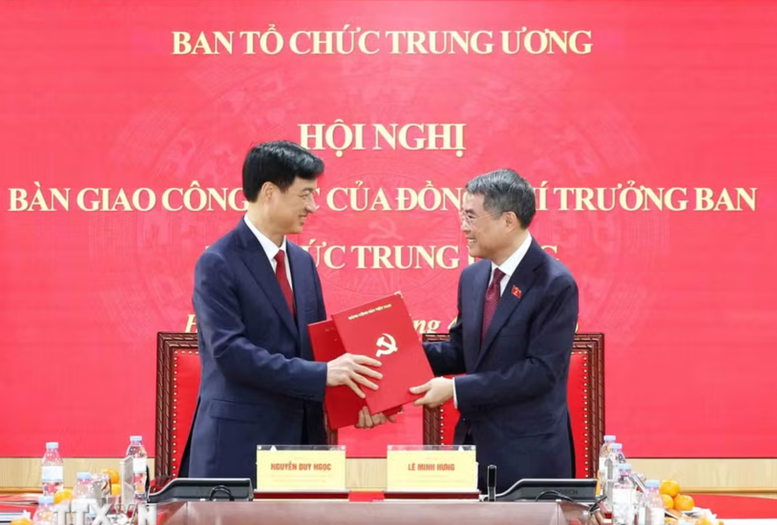 Hội nghị bàn giao công tác Trưởng ban Tổ chức Trung ương- Ảnh 1.