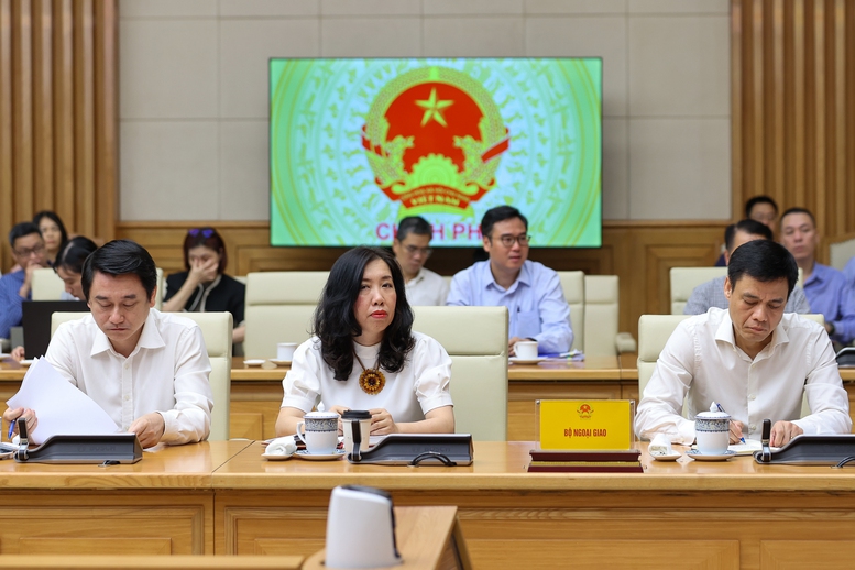 Thủ tướng Lê Minh Hưng làm việc với Bộ Ngoại giao: Tham mưu đổi mới toàn diện, mạnh mẽ công tác đối ngoại- Ảnh 7.