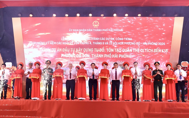 Phó Thủ tướng Lê Tiến Châu dự Lễ khởi công, khánh thành 14 dự án, công trình tại Hải Phòng