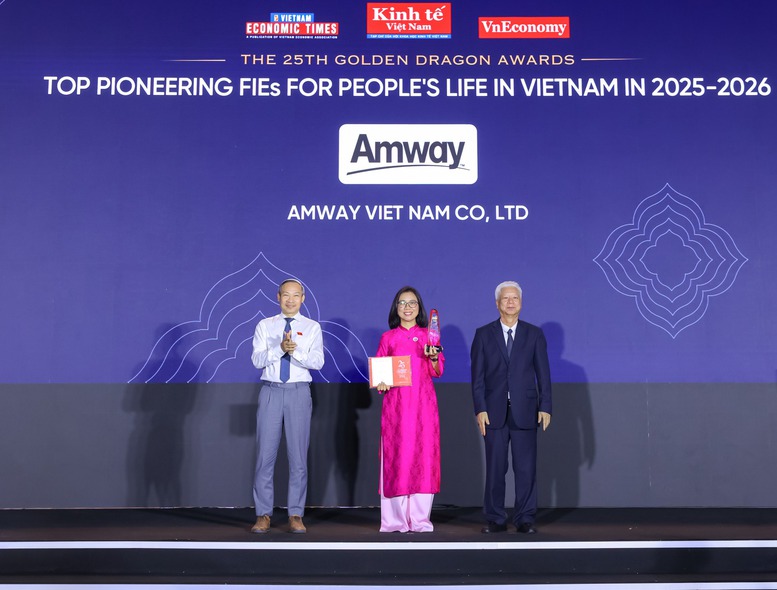 Amway Việt Nam ghi dấu lần thứ 10 được vinh danh giải thưởng Rồng Vàng- Ảnh 1.
