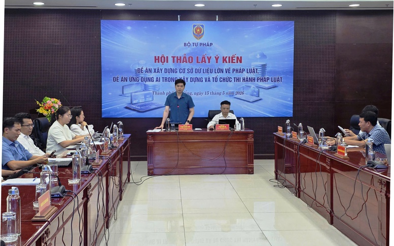 Lấy ý kiến về Đề án dữ liệu lớn và ứng dụng AI phục vụ xây dựng, thi hành pháp luật