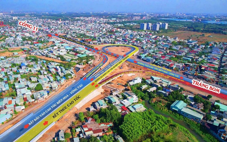 Phương án lưu thông trên cao tốc Biên Hòa - Vũng Tàu từ 17h ngày 18/5