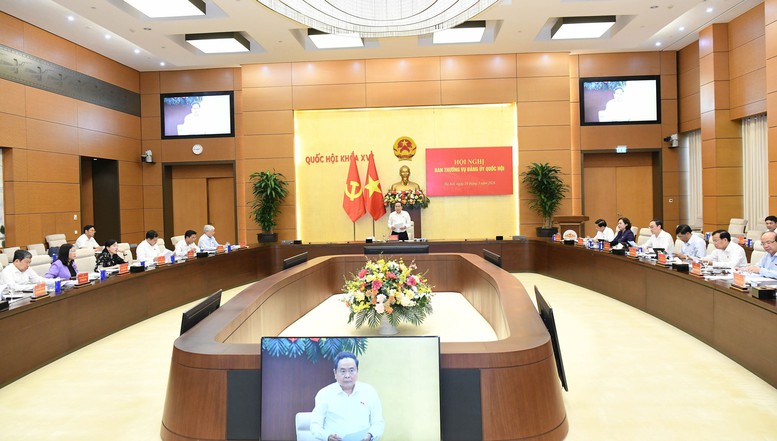Chủ tịch Quốc hội Trần Thanh Mẫn chủ trì Hội nghị Ban Thường vụ Đảng ủy Quốc hội- Ảnh 1. Chủ tịch Quốc hội Trần Thanh Mẫn chủ trì Hội nghị Ban Thường vụ Đảng ủy Quốc hội- Ảnh 1.