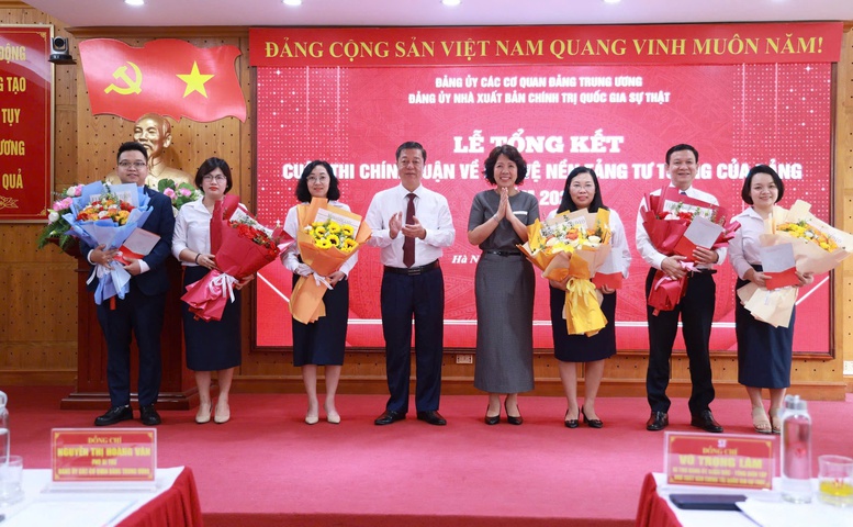 Tổng kết Cuộc thi chính luận về bảo vệ nền tảng tư tưởng của Đảng của NXB Chính trị quốc gia Sự thật- Ảnh 1.