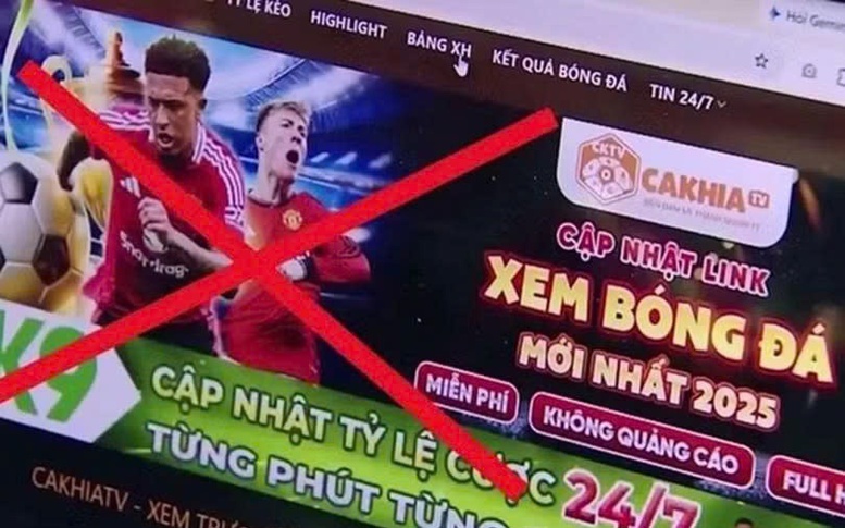 Khởi tố 23 đối tượng trong đường dây xâm phạm bản quyền bóng đá quy mô lớn