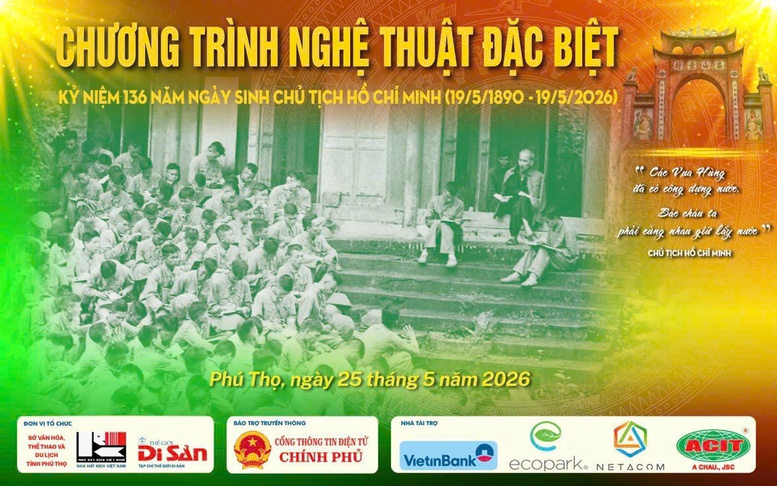 Chương trình nghệ thuật đặc biệt về Chủ tịch Hồ Chí Minh đến với Phú Thọ