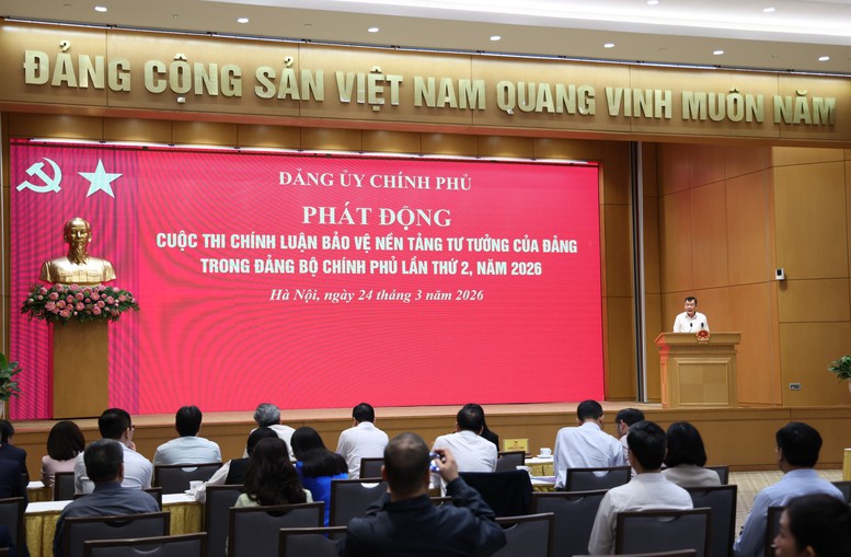 Cuộc thi chính luận bảo vệ nền tảng tư tưởng của Đảng: Hướng tới đấu tranh phản bác quan điểm sai trái, thù địch- Ảnh 1.