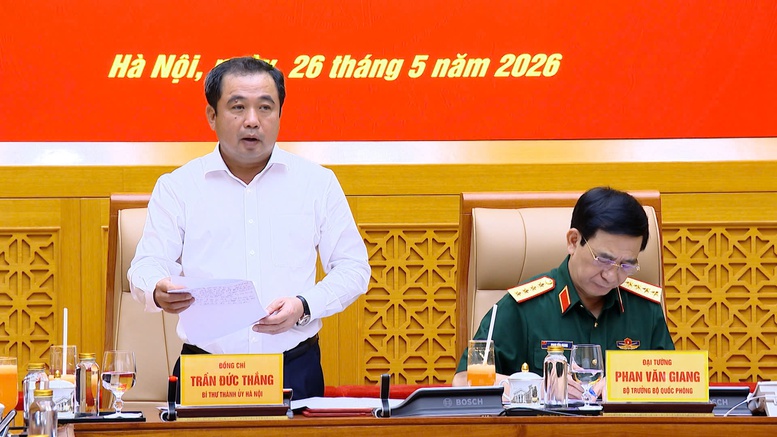 Sơ kết thực hiện quy chế phối hợp công tác giữa Ban Thường vụ Quân uỷ Trung ương và Ban Thường vụ Thành uỷ Hà Nội- Ảnh 4.
