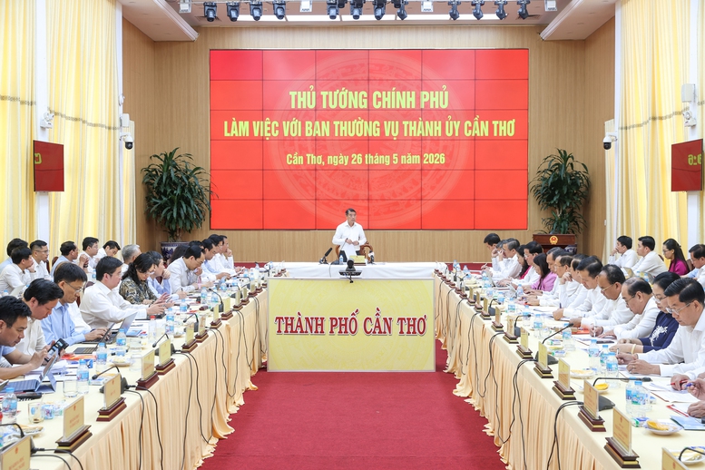 Thủ tướng Lê Minh Hưng làm việc với Ban Thường vụ Thành ủy Cần Thơ- Ảnh 2.