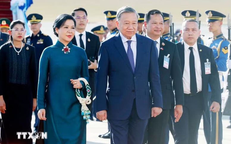 Tổng Bí thư, Chủ tịch nước Tô Lâm đến Bangkok, tiếp tục chuyến thăm chính thức Thái Lan