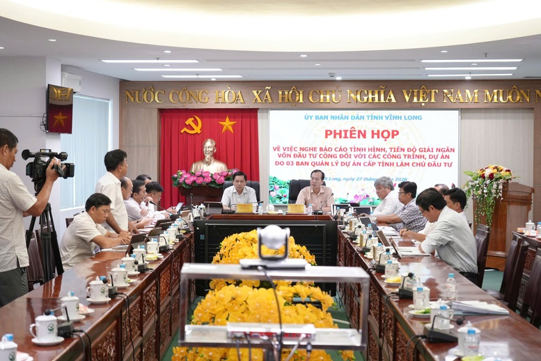 Vĩnh Long 'siết' tiến độ giải ngân đầu tư công- Ảnh 1. Vĩnh Long 'siết' tiến độ giải ngân đầu tư công- Ảnh 1.
