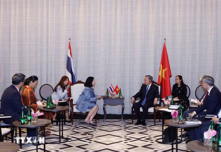 Tổng Bí thư, Chủ tịch nước Tô Lâm tiếp lãnh đạo một số tập đoàn tại Thái Lan- Ảnh 3.