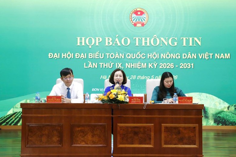 Đại hội đại biểu toàn quốc Hội Nông dân Việt Nam lần thứ IX diễn ra từ 7- 8/6- Ảnh 1.