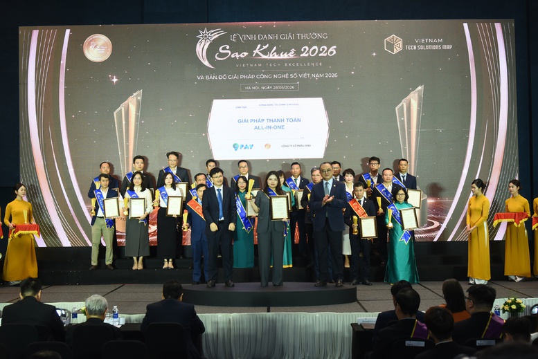 Cổng thanh toán, Dịch vụ thu chi hộ của 9Pay được vinh danh tại Sao Khuê 2026- Ảnh 1.