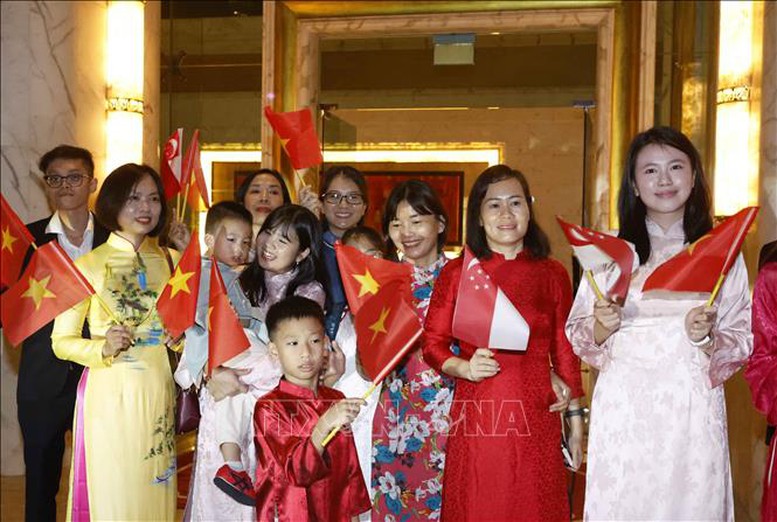 Tổng B&iacute; thư, Chủ tịch nước T&ocirc; L&acirc;m v&agrave; Phu nh&acirc;n bắt đầu thăm cấp Nh&agrave; nước Cộng h&ograve;a Singapore- Ảnh 5.