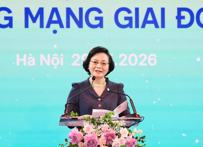 Ph&oacute; Thủ tướng Phạm Thị Thanh Tr&agrave;: Kh&ocirc;ng để trẻ em đối diện với tổn thương trong thế giới ảo- Ảnh 2.