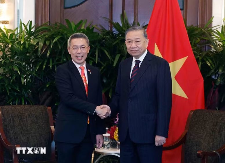 Tổng Bí thư, Chủ tịch nước Tô Lâm tiếp các doanh nghiệp lớn của Singapore- Ảnh 1.