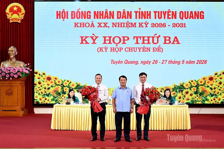 Phê chuẩn kết quả bầu chức vụ Phó Chủ tịch UBND tỉnh Tuyên Quang- Ảnh 1.