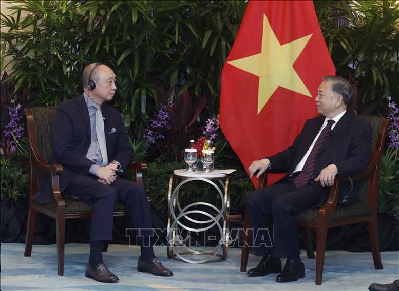Tổng Bí thư, Chủ tịch nước Tô Lâm tiếp các doanh nghiệp lớn của Singapore- Ảnh 6.