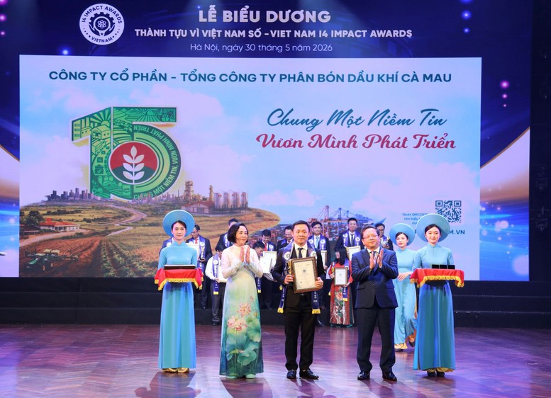 PVCFC: Được được vinh danh ở 3 hạng mục tại Vietnam I4 Impact Awards 2026- Ảnh 1. PVCFC: Được được vinh danh ở 3 hạng mục tại Vietnam I4 Impact Awards 2026- Ảnh 1.
